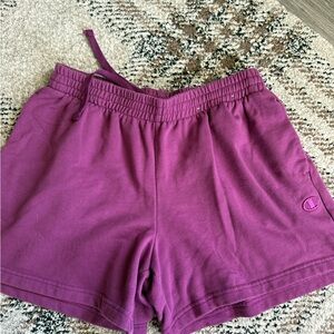Champion Women's Athletic Shorts in Vibrant Purple